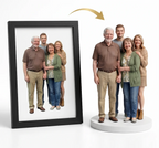 Figurina cu Amintiri 3D Pictată Manual